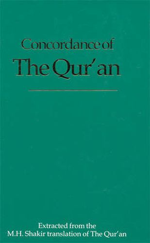 Cover image for Concordance of the Qur'an