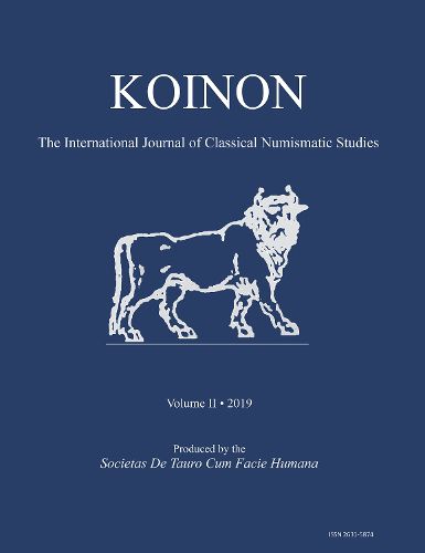 Cover image for KOINON II, 2019: The International Journal of Classical Numismatic Studies