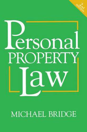 Cover image for Personal Property Law