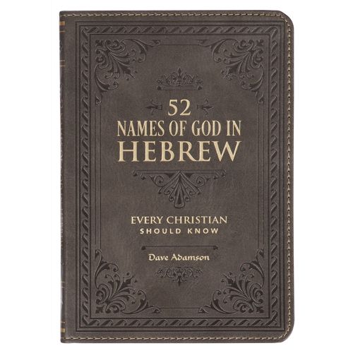 Cover image for Gift Book 52 Hebrew Names of God Faux Leather