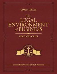 Cover image for The Legal Environment of Business: Text and Cases