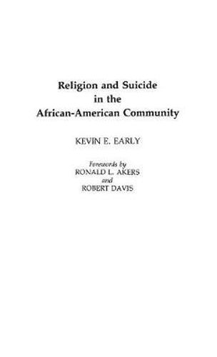 Cover image for Religion and Suicide in the African-American Community