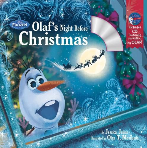 Cover image for Olaf's Night Before Christmas Book & Cd