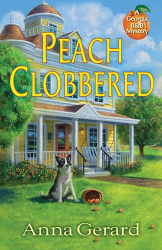 Cover image for Peach Clobbered: A Georgia B&B Mystery