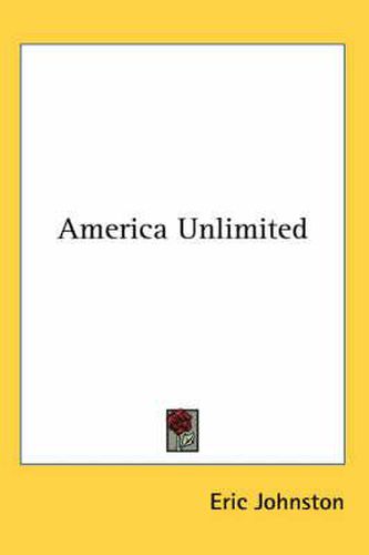 Cover image for America Unlimited