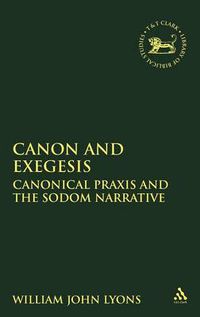 Cover image for Canon and Exegesis: Canonical Praxis and the Sodom Narrative