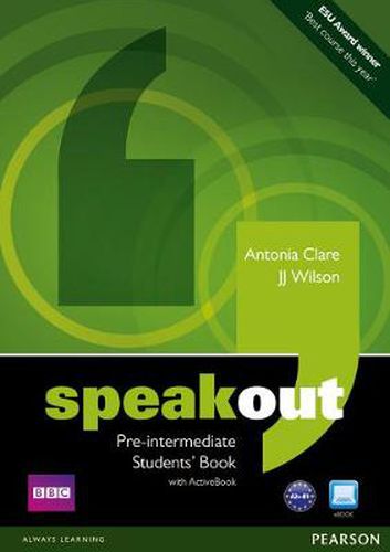 Speakout Pre-Intermediate Students book and DVD/Active Book Multi Rom Pack