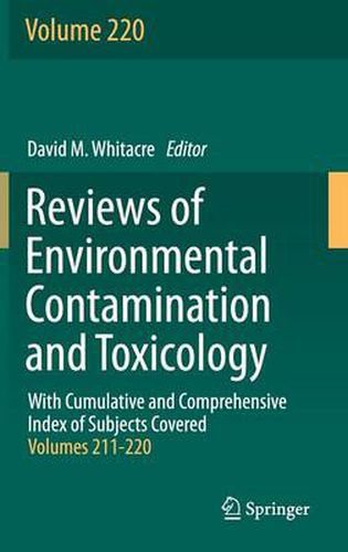 Cover image for Reviews of Environmental Contamination and Toxicology