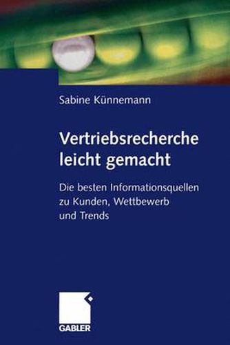 Cover image for Vertriebsrecherche Leicht Gemacht