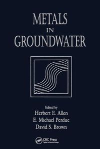 Cover image for Metals in Groundwater