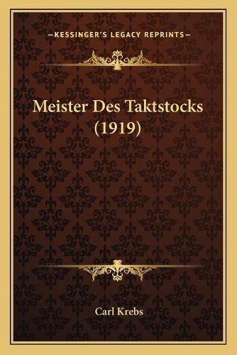 Cover image for Meister Des Taktstocks (1919)