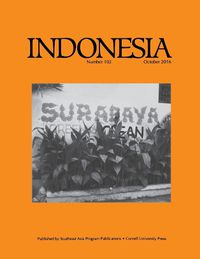 Cover image for Indonesia Journal: October 2016