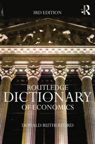 Cover image for Routledge Dictionary of Economics