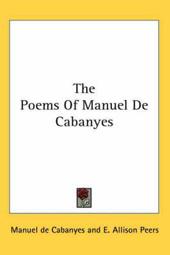 Cover image for The Poems Of Manuel De Cabanyes