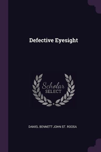 Cover image for Defective Eyesight