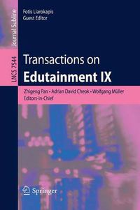 Cover image for Transactions on Edutainment IX