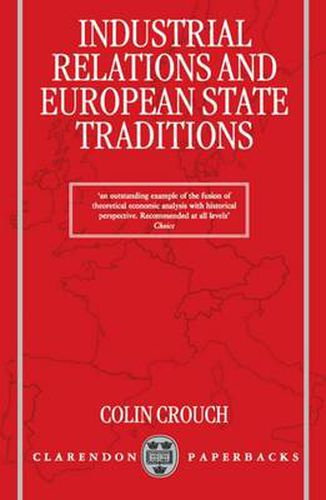 Cover image for Industrial Relations and European State Traditions