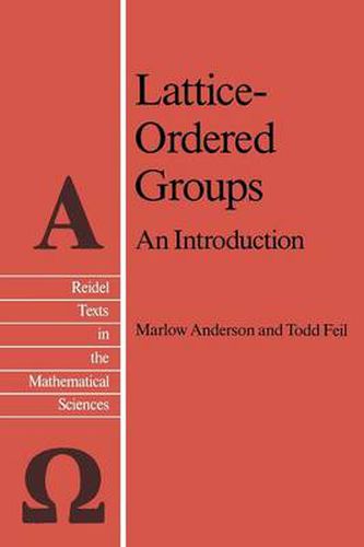 Cover image for Lattice-Ordered Groups: An Introduction