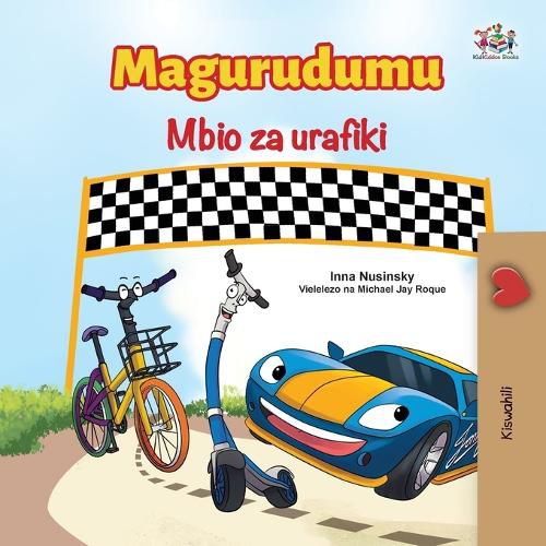 Cover image for The Wheels The Friendship Race (Swahili Book for Kids)
