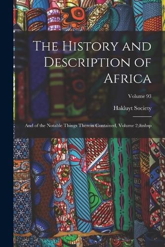 Cover image for The History and Description of Africa