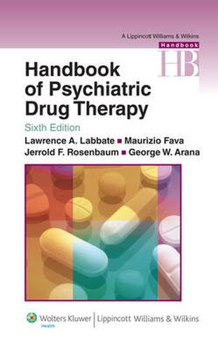 Cover image for Handbook of Psychiatric Drug Therapy