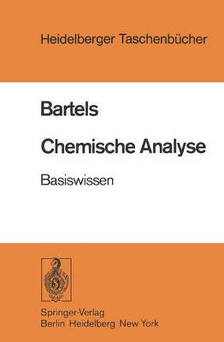 Cover image for Chemische Analyse