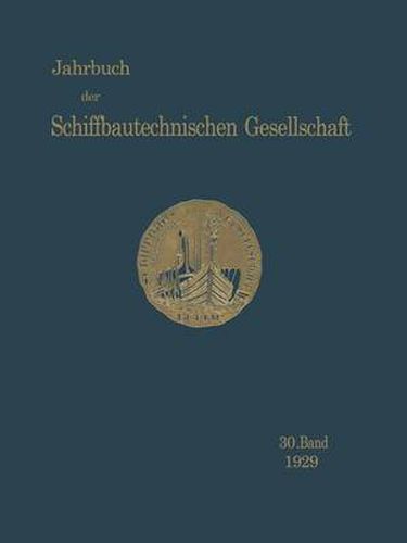 Cover image for Jahrbuch Der Schiffbautechnischen Gesellschaft: 30. Band