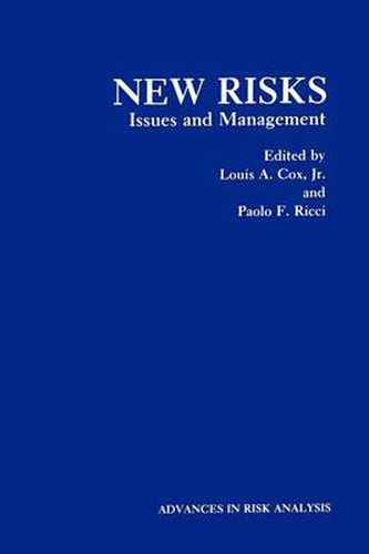 Cover image for New Risks: Issues and Management