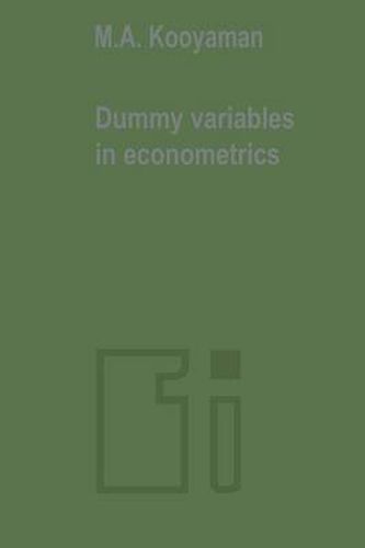 Cover image for Dummy variables in econometrics