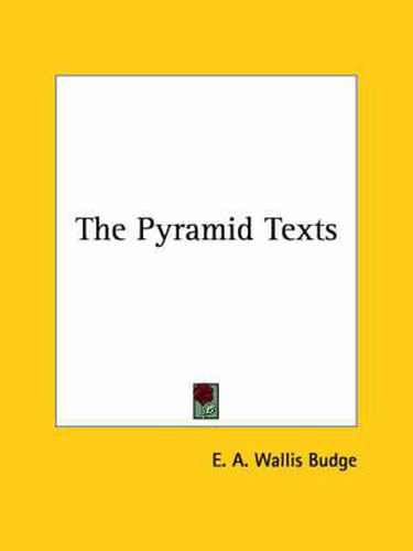 The Pyramid Texts