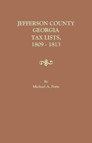 Jefferson County, Georgia, Tax Lists, 1809-1813