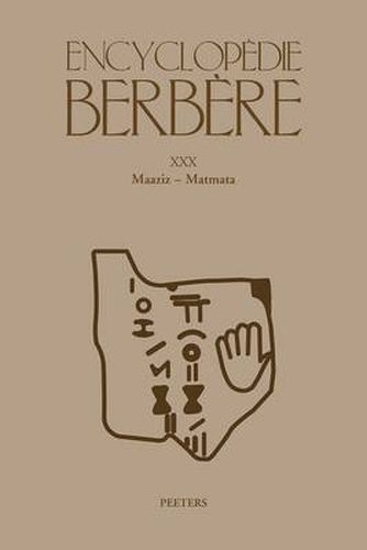 Cover image for Encyclopedie Berbere. Fasc. XXX: Maaziz - Matmata