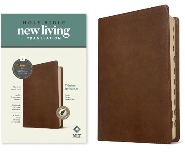 Cover image for NLT Thinline Reference Bible, Filament Enabled Edition (Red