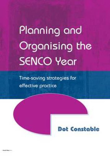 Cover image for Planning and Organising the SENCO Year: Time Saving Strategies for Effective Practice