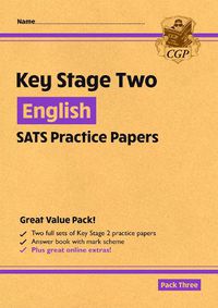 Cover image for New KS2 English SATS Practice Papers: Pack 3 - for the 2023 tests (with free Online Extras)