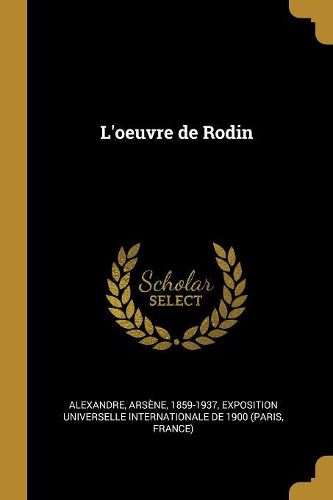 Cover image for L'oeuvre de Rodin