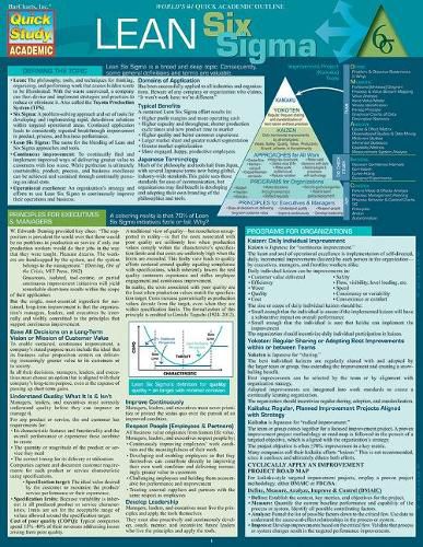 Cover image for Lean Six Sigma - Quick Study