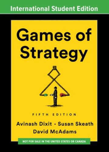 Cover image for Games of Strategy