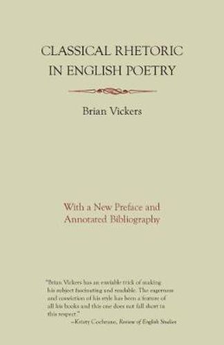 Classical Rhetoric in English Poetry