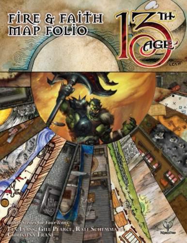 Cover image for 13th Age Fire & Faith Map Folio