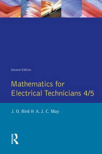 Cover image for Mathematics for Electrical Technicians: Level 4-5