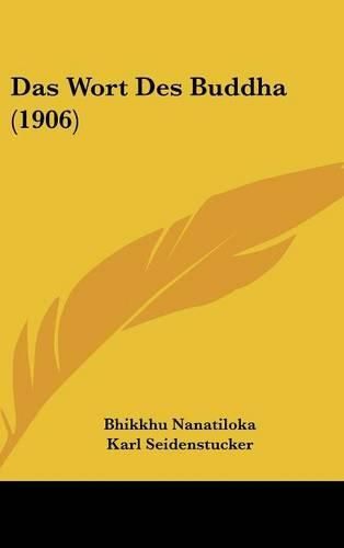 Cover image for Das Wort Des Buddha (1906)