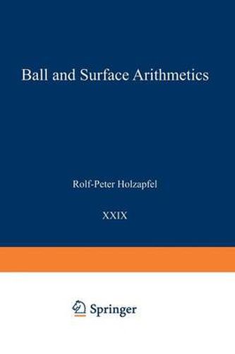 Cover image for Ball and Surface Arithmetics