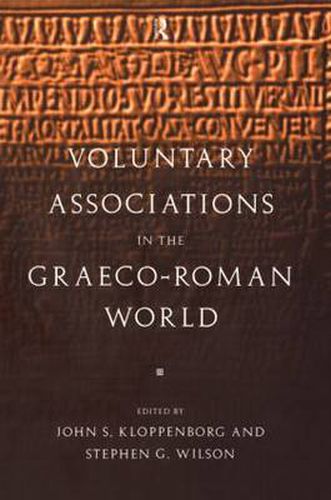 Cover image for Voluntary Associations in the Graeco-Roman World