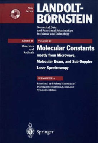 Rotational, l-type, Centrifugal Distortion and Related Constants of Diamagnetic Diatomic, Linear, and Symmetric Top Molecules