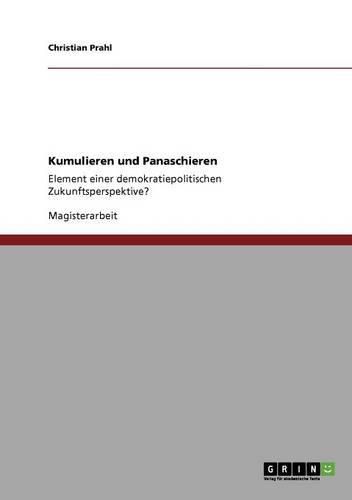 Cover image for Kumulieren Und Panaschieren