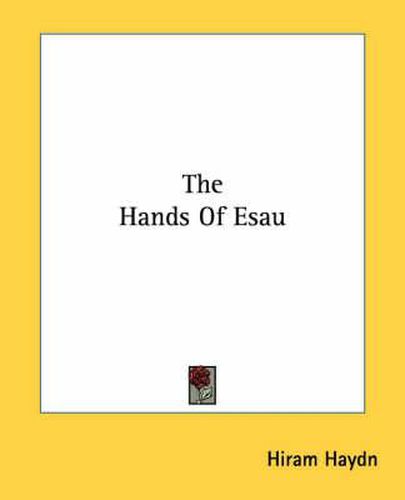Cover image for The Hands of Esau