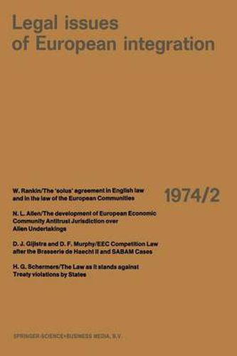 Cover image for Legal Issues of European Integration: Law Review of the Europa Instituut, University of Amsterdam