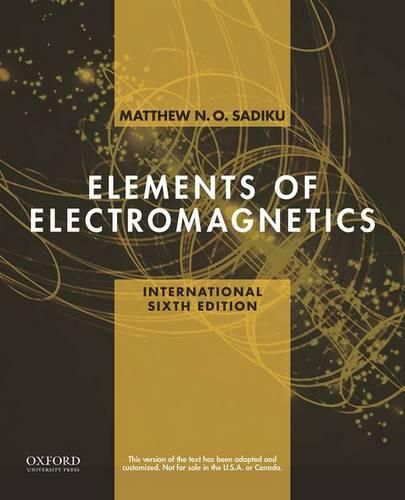 Cover image for Elements of Electromagnetics