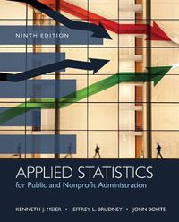 Cover image for Applied Statistics for Public and Nonprofit Administration